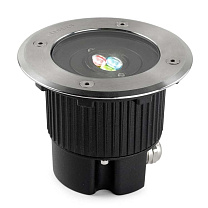 Recessed uplighting IP65/IP67 Gea RGB DMX  ø130mm LED 6W RGB AISI 316 stainless steel 172lm