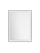 Mirror Glass Sandy Black & Inner White Aluminium LED 29 Watt 220-240Volt 734Lm 3000K IP44 Touch & No Frosting Switch L: 80 W: 3.5 H: 60 cm