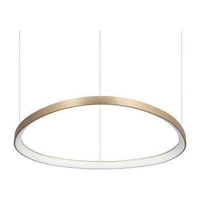 Подвесной светильник Gemini SP D081 ON-OFF 4000K Ideal Lux 372204, латунь