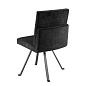 110199 Dining Chair Dirand bronze finish black velvet стул Eichholtz