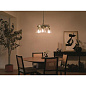 Eastmont 3 Light Chandelier Brushed Natural Brass and Walnut Wood люстра 52402BNB Kichler — фото 4