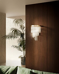 9161.40 Castro lighting Royal настенный светильник с вертикальными стеклянными секциями