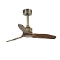 33428 Faro JUST FAN Old gold ceiling fan and wood blades 81cm люстра вентилятор