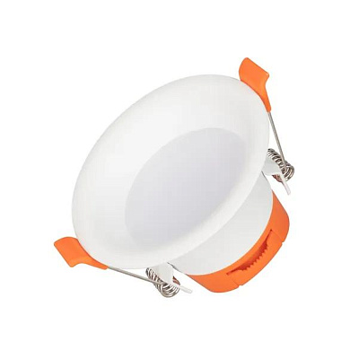 036579 Arlight Светильник MS-BLIZZARD-BUILT-R90-6W Warm3000 (WH, 100 deg, 230V)