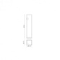 HP291B3INT Karman Abachina h103 battery PT переносной торшер матовый белый — фото 3