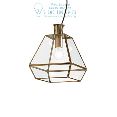 152776 ORANGERIE SP1 SMALL Ideal Lux подвесной светильник античная латунь