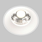 Round Maytoni встраиваемый светильник DL058-12W4K-TRS-W белый