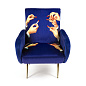 Seletti wears Toiletpaper Тканевое кресло с подлокотниками Seletti PID403082
