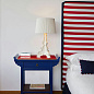 G907703 Kartell Bourgie Mat TL современный настольный светильник матовый белый — фото 2