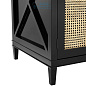 111916 Dresser Bahamas black finish natural cane Eichholtz