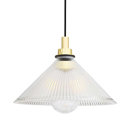 MLBP017 Mullan Lighting Beck подвесной светильник с призматыческим стеклянным конусным плафоном