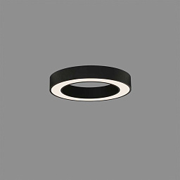 P374270N ACB Iluminacion Aliso потолочный светильник чёрного цвета с внутренним белым рассеивателем