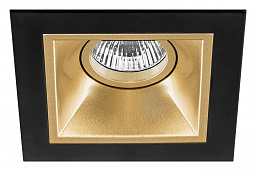 D51703 Lightstar Domino точечный светильник, 50Вт, золото;черный