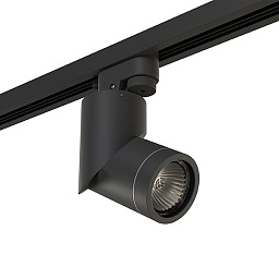A1T051017 Lightstar Illumo f трековый прожектор чёрный цилиндрический для однофазного трека