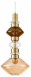 A2442SP-15PB Arte Lamp Fiorato подвесной светильник с янтарным стеклом