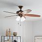 52" Renew Premier Fan Oil Brushed Bronze люстра-вентилятор 330162OBB Kichler — фото 2