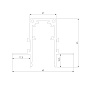 Шинопровод Slim Magnetic Elektrostandard a067505 — фото 3