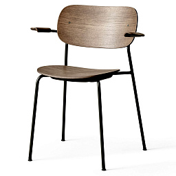 71145-004513 Audo Copenhagen Co Chair Обеденный стул Co, черный, стальной, с подлокотником