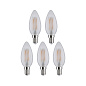29095 Paulmann LED Candle 5x470лм 5x4,8Вт 2700К матовый — фото 4