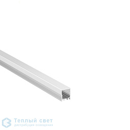 высокий матовый экран из ПММА длиной 3 метра для LED-профиля