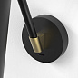 1441013 Edward Wall Switched Astro lighting настенный светильник матовый чёрный / матовое золото — фото 3