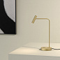 1058214 Enna Desk USB C Astro lighting настольная рабочая лампа матовое золото — фото 5