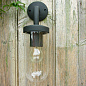 1193004 Tressino Astro lighting настенный светильник текстурированный чёрный — фото 1