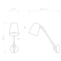 1224016 Atelier Grande Astro lighting настенный светильник матовый чёрный — фото 2