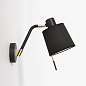 1441001 Edward Wall Astro lighting настенный светильник матовый чёрный / матовое золото — фото 6