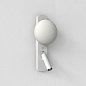 1176008 Zeppo Reader Astro lighting светильник для чтения матовый белый — фото 3