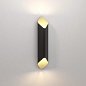 1481005 Ako 600 DALI Astro lighting настенный светильник матовый чёрный / золото — фото 1