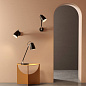 1224016 Atelier Grande Astro lighting настенный светильник матовый чёрный — фото 1