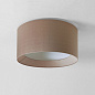 5021011 Bevel Round 450 Astro lighting абажур ткань цвета жемчуга — фото 1