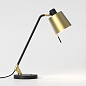 1441003 Edward Desk Astro lighting настольная рабочая лампа матовый чёрный / матовое золото — фото 1