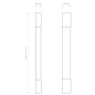 1084033 Palermo 600 LED Astro lighting настенный светильник полированный хром — фото 5