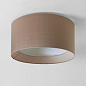 5021009 Bevel Round 600 Astro lighting абажур ткань цвета жемчуга — фото 1