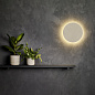 1333011 Eclipse Round 300 LED Astro lighting настенный светильник матовый бетон — фото 3