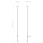 1184009 Pendant Suspension Kit 3 Astro lighting подвес для трека матовый чёрный — фото 4