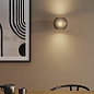 1489002 Luna Astro lighting настенный светильник тёмный дымчатый матовый — фото 5