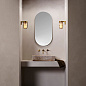 1368008 Cabin Wall Frosted Astro lighting настенный светильник латунь под старину / матовое стекло — фото 3