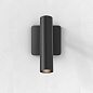 1457003 Leda Single Astro lighting настенный светильник матовый чёрный — фото 1
