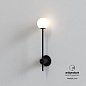1424004 Orb Single Astro lighting настенный светильник матовый чёрный — фото 1