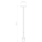 1184020 Pendant Suspension Kit 4 Astro lighting подвес для трека матовый чёрный — фото 4