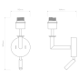 1483011 Club Reader Astro lighting светильник для чтения бронза / натуральная латунь — фото 8