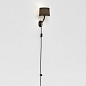 1479001 Arbor Plug-In Astro lighting настенный светильник матовый чёрный / матовое золото / чёрная ткань — фото 1