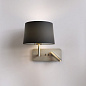 1406014 Side by Side Grande USB Astro lighting светильник для чтения матовый никель — фото 1