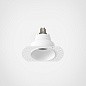 1248017 Trimless Slimline Round Fixed Fire-Rated IP65 Astro lighting встраиваемый светильник матовый белый — фото 1