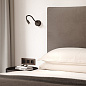 1435001 Lucca Surface Astro lighting светильник для чтения матовый чёрный — фото 1