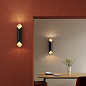 1481005 Ako 600 DALI Astro lighting настенный светильник матовый чёрный / золото — фото 4