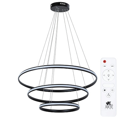 A2198SP-3BK Arte Lamp Meridiana подвесная люстра LED 1х145W 5300Lm 3000-6000K